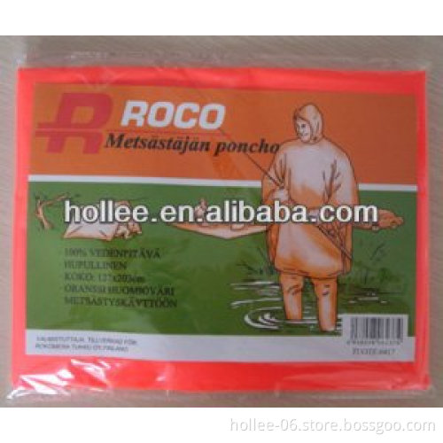 one size fit all pvc poncho size 50x80''
